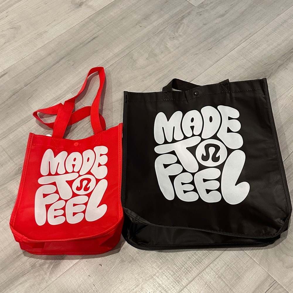 Lot of 2 lululemon Made To Feel Bags